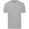 Jako T-Shirt Organic Stretch Hellgrau Meliert