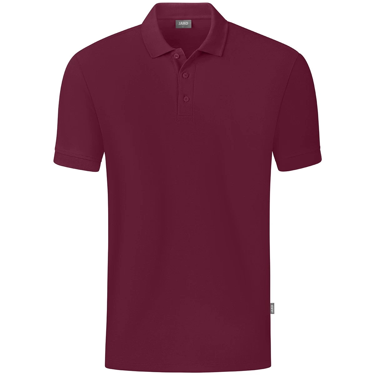 Jako Polo Organic Maroon 1 Jako Polo Organic Maroon