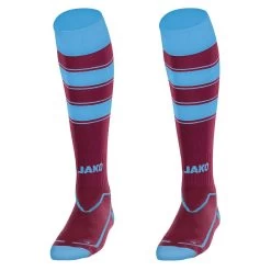 Jako Stutzenstrumpf Celtic Dark Maroon/skyblue