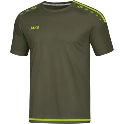 Jako Trikot Striker 2.0 KA Khaki/neongrün