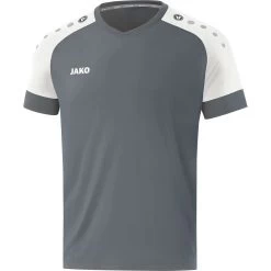 Jako Trikot Champ 2.0 KA Steingrau/weiß