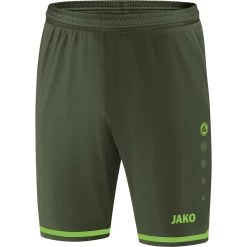 Jako Sporthose Striker 2.0 Khaki/neongrün