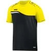 Jako T-Shirt Competition 2.0 Schwarz/soft Yellow