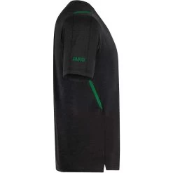 Jako T-Shirt Challenge Schwarz Meliert/sportgrün -Jako JK 6121 503 P03 1280x1280