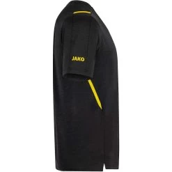 Jako T-Shirt Challenge Schwarz Meliert/citro -Jako JK 6121 505 P03 1280x1280