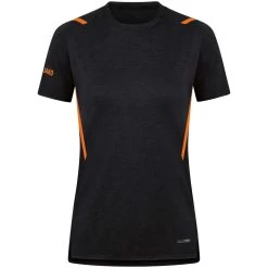 Jako T-Shirt Challenge Schwarz Meliert/neonorange -Jako JK 6121 506 D 1280x1280