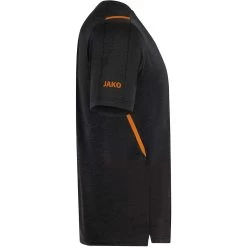 Jako T-Shirt Challenge Schwarz Meliert/neonorange -Jako JK 6121 506 P03 1280x1280