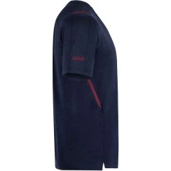 Jako T-Shirt Challenge Marine Meliert/maroon -Jako JK 6121 513 P03 1280x1280