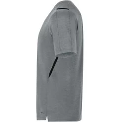 Jako T-Shirt Challenge Steingrau Meliert/schwarz -Jako JK 6121 531 P02 1280x1280