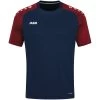 Jako T-Shirt Performance Marine/rot