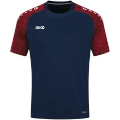 Jako T-Shirt Performance Marine/rot