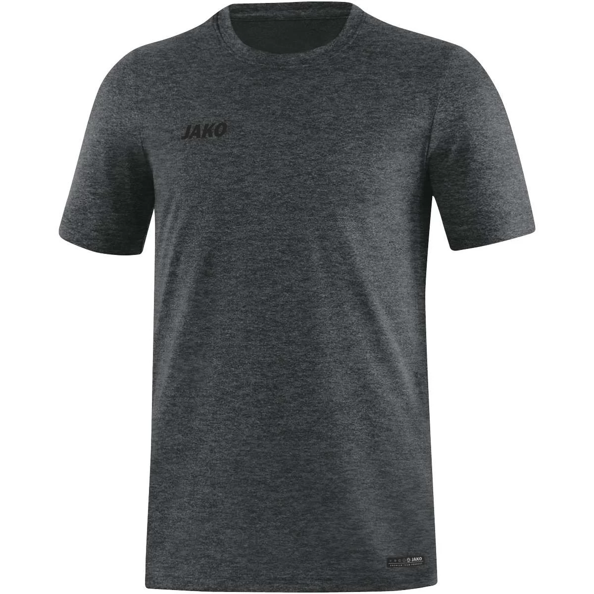 Jako T-Shirt Premium Basics Anthrazit Meliert 1 Jako T-Shirt Premium Basics Anthrazit Meliert