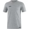 Jako T-Shirt Premium Basics Hellgrau Meliert
