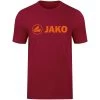 Jako T-Shirt Promo Weinrot/neonorange