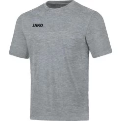 Jako T-Shirt Base Hellgrau Meliert