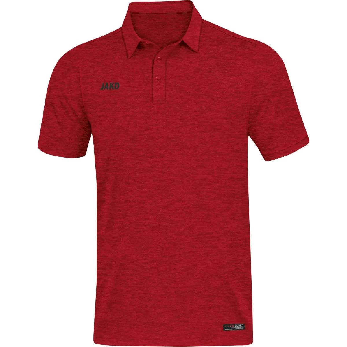Jako Polo Premium Basics Rot Meliert 1 Jako Polo Premium Basics Rot Meliert