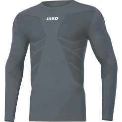 Jako Longsleeve Comfort 2.0 Steingrau