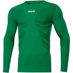 Jako Longsleeve Comfort Recycelt Sportgrün