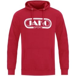 JAKO Kapuzensweat Retro Rot