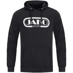 JAKO Kapuzensweat Retro Schwarz