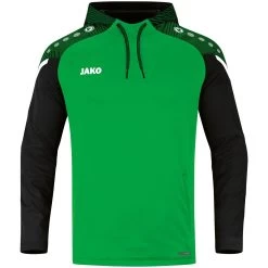 Jako Kapuzensweat Performance Soft Green/schwarz