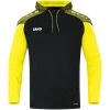 Jako Kapuzensweat Performance Schwarz/soft Yellow