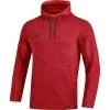 Jako Kapuzensweat Premium Basics Rot Meliert