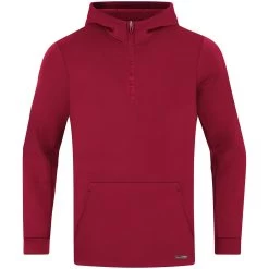 JAKO Zip Hoodie Pro Casual Chili Rot