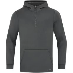JAKO Zip Hoodie Pro Casual Aschgrau