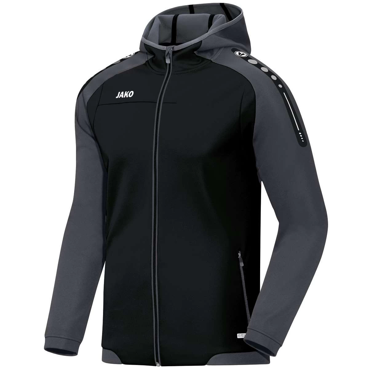 Jako Kapuzenjacke Champ Schwarz/anthrazit 1 Jako Kapuzenjacke Champ Schwarz/anthrazit