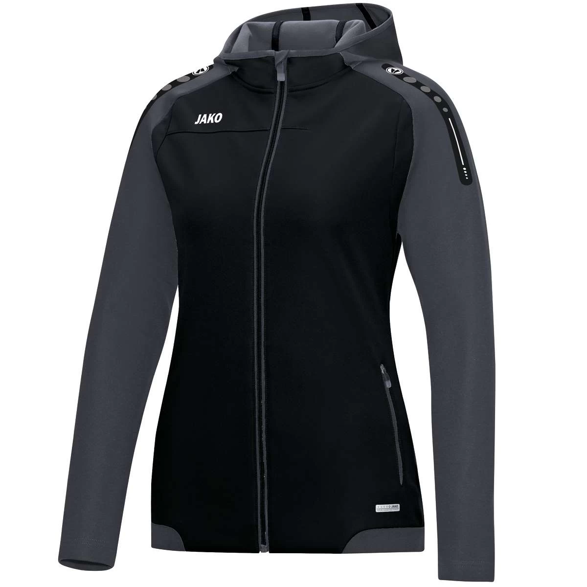 Jako Kapuzenjacke Champ Schwarz/anthrazit 3 Jako Kapuzenjacke Champ Schwarz/anthrazit – Bild 3