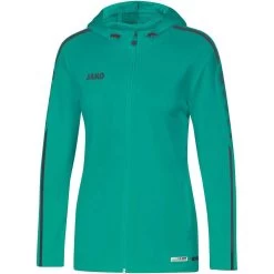 Jako Kapuzenjacke Striker 2.0 Türkis/anthrazit -Jako JK 6819 24 D 1280x1280