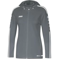 Jako Kapuzenjacke Striker 2.0 Steingrau/weiß -Jako JK 6819 40 D 1280x1280
