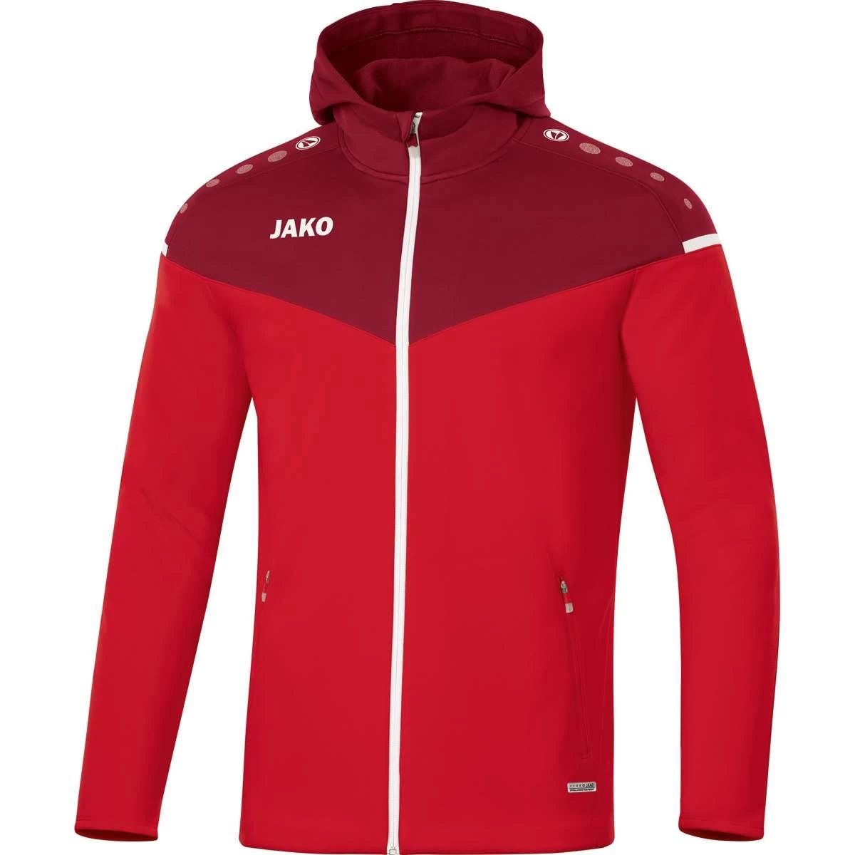 Jako Kapuzenjacke Champ 2.0 Rot/weinrot 1 Jako Kapuzenjacke Champ 2.0 Rot/weinrot