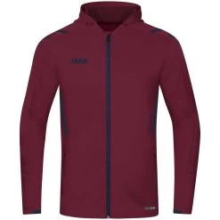 Jako Trainingsjacke Challenge Mit Kapuze Maroon/marine