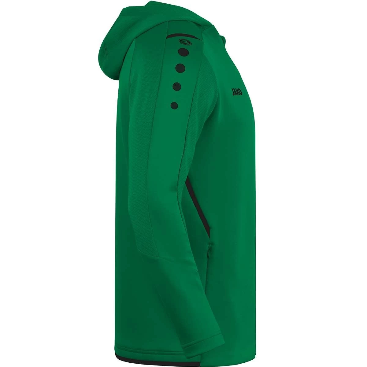 Jako Trainingsjacke Challenge Mit Kapuze Sportgrün/schwarz 4 Jako Trainingsjacke Challenge Mit Kapuze Sportgrün/schwarz – Bild 4