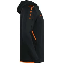 Jako Trainingsjacke Challenge Mit Kapuze Schwarz/neonorange -Jako JK 6821 807 P03 1280x1280
