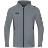 Jako Trainingsjacke Challenge Mit Kapuze Steingrau/schwarz