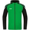 Jako Kapuzenjacke Performance Soft Green/schwarz