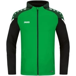 Jako Kapuzenjacke Performance Soft Green/schwarz