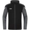 Jako Kapuzenjacke Performance Schwarz/anthra Light