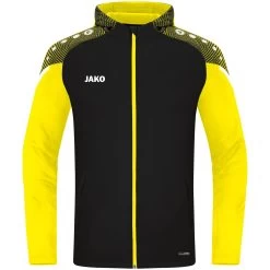 Jako Kapuzenjacke Performance Schwarz/soft Yellow