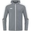 JAKO Kapuzenjacke Power Steingrau