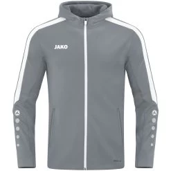 JAKO Kapuzenjacke Power Steingrau