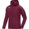 Jako Kapuzenjacke Classico Maroon