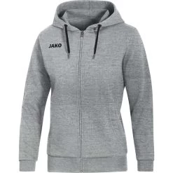 Jako Kapuzenjacke Base Hellgrau Meliert -Jako JK 6865 41 D 1280x1280
