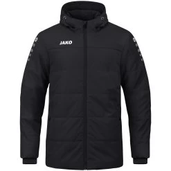 Jako Coachjacke Team Mit Kapuze Schwarz