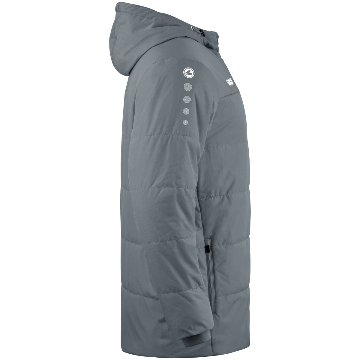 Jako Coachjacke Team Mit Kapuze Steingrau 4 Jako Coachjacke Team Mit Kapuze Steingrau – Bild 4