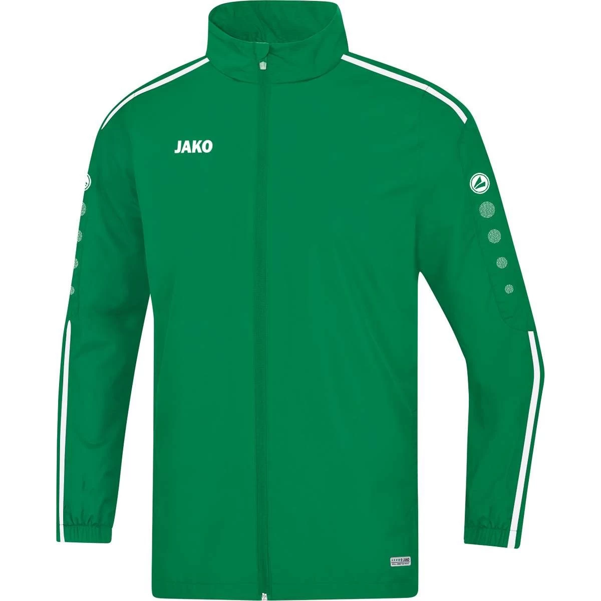 Jako Allwetterjacke Striker 2.0 Sportgrün/weiß 1 Jako Allwetterjacke Striker 2.0 Sportgrün/weiß
