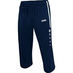 Jako 3/4 Trainingsshort Active Marine/weiß